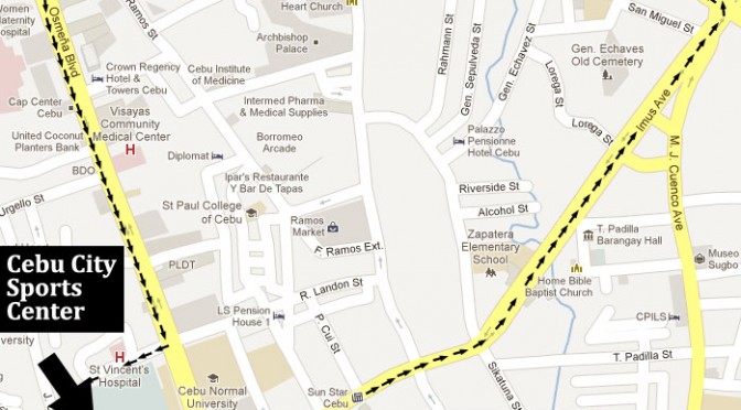 Sinulog 2012 Grand Parade Route