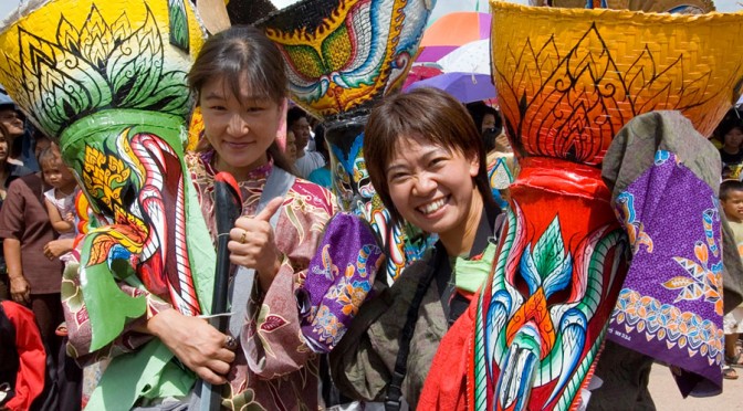 Student backpackers are in for great fun immersing in local festivals. (CONTRIBUTED PHOTO)