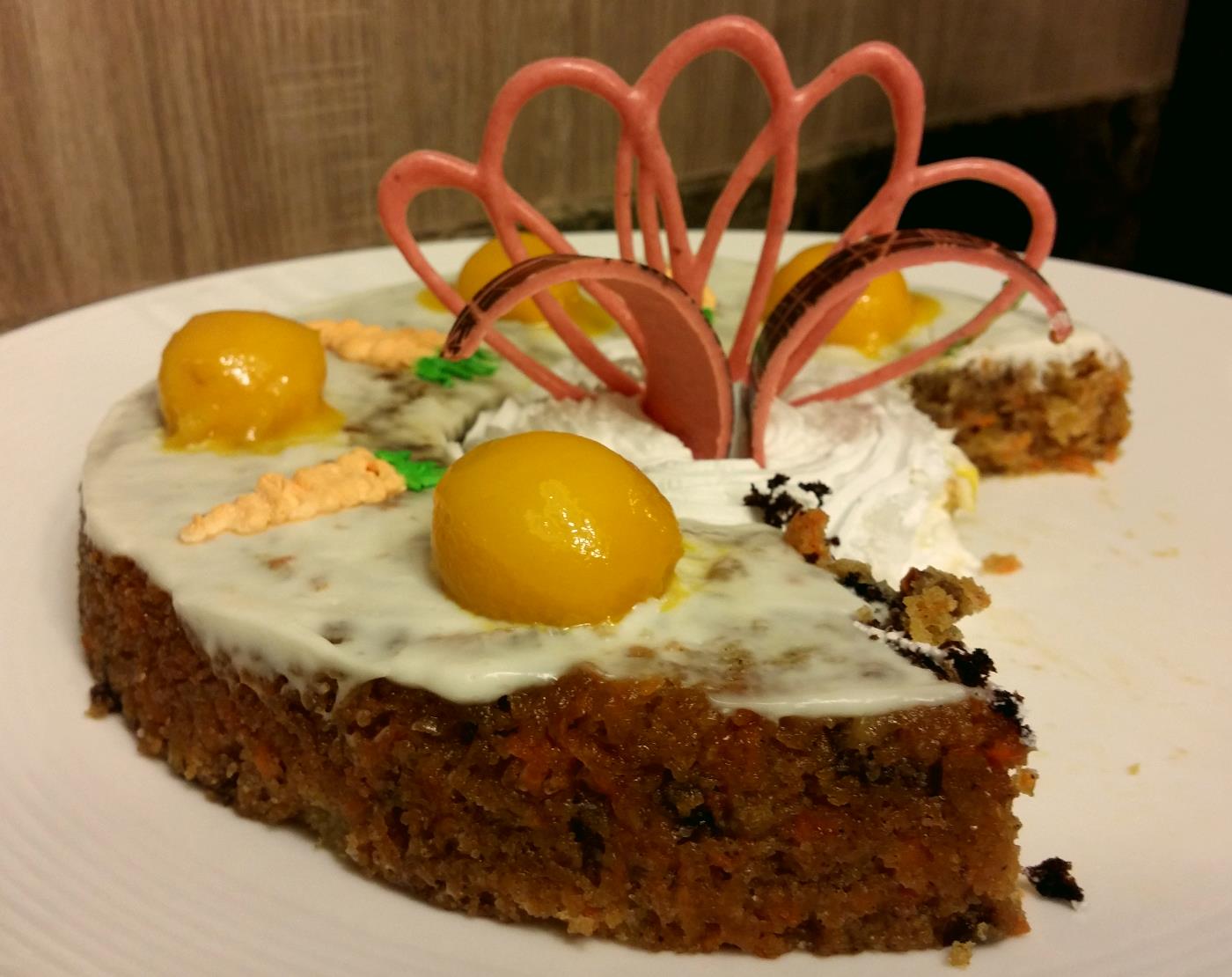 Grand Majestic buffet carrot cake