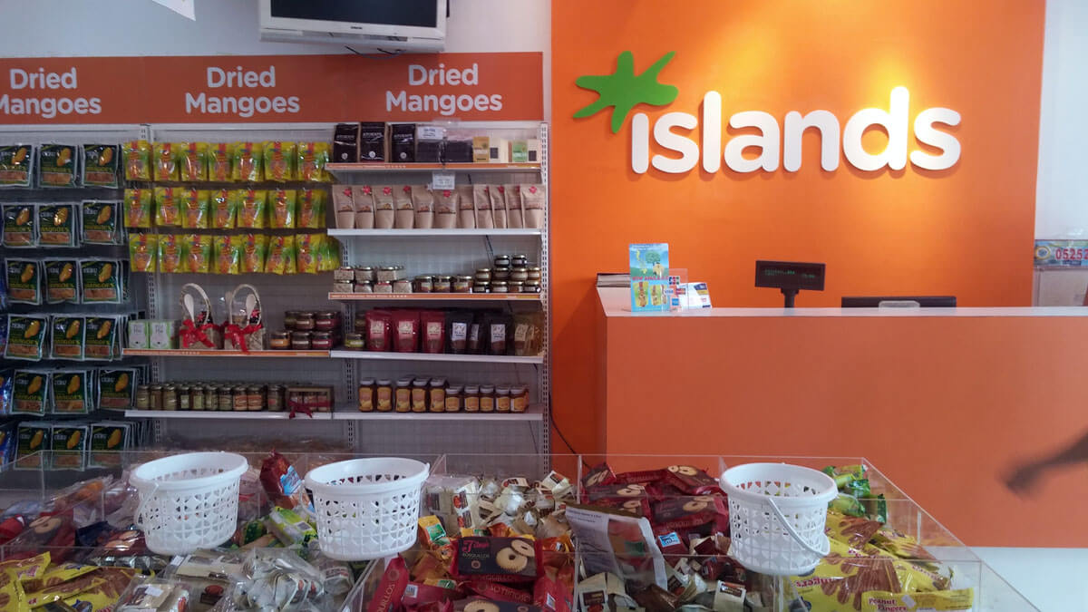 ONE-STOP SHOP. Island's Pasalubong is a one-stop shop for all your pasalubong needs, including popular shirts by Islands Souvenirs.
