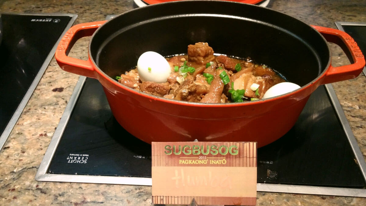 The humba is a favorite local pork dish.