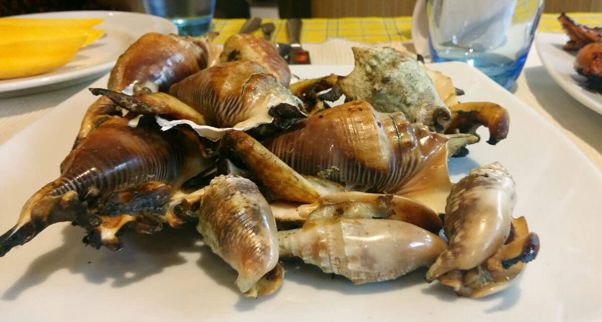 Grilled saang.