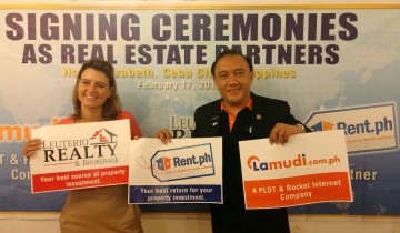 Leuterio Realty, Rent.ph sign partnership with Lamudi