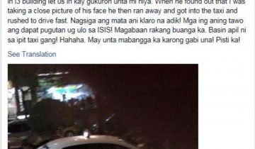 Cebu News Digest: March 13, 2015: 60-year-old tanod in Carcar dies after trying to break up catfight; Taxi driver to LTFRB: I did not threaten couple with knife
