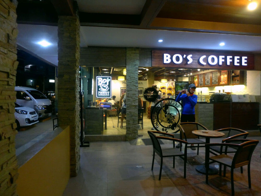 Bo's Coffee in Datag, Maribago