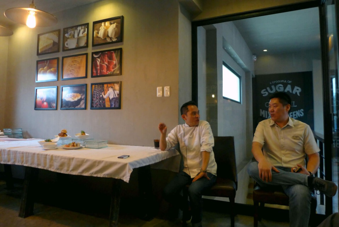 Chef Noel de la Rama and Derek Dytian