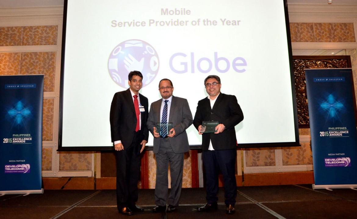 Globe named 2015 Telecom and Mobile Service Provider of the Year