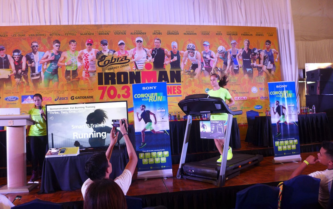 Sony unveils Smart B-Trainer running device in Cebu