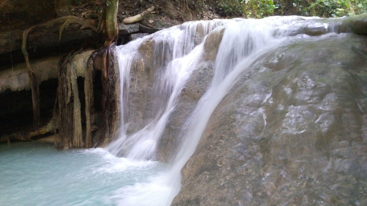 Aguinid Falls in Samboan, Cebu.