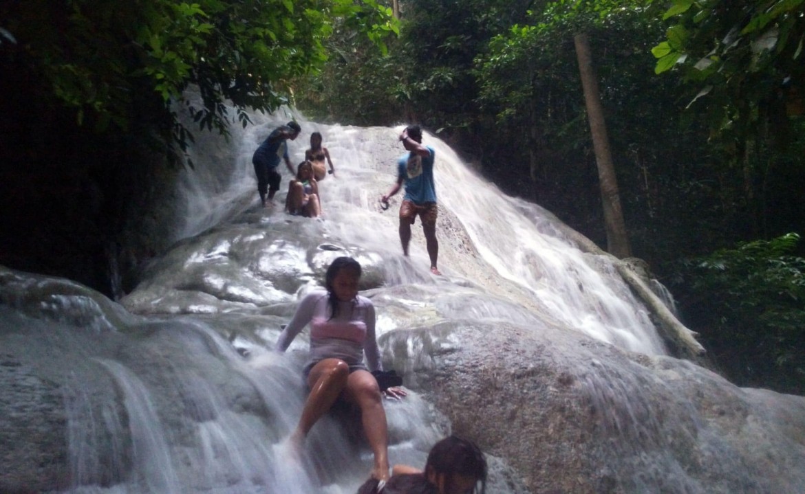Aguinid Falls in Samboan, Cebu