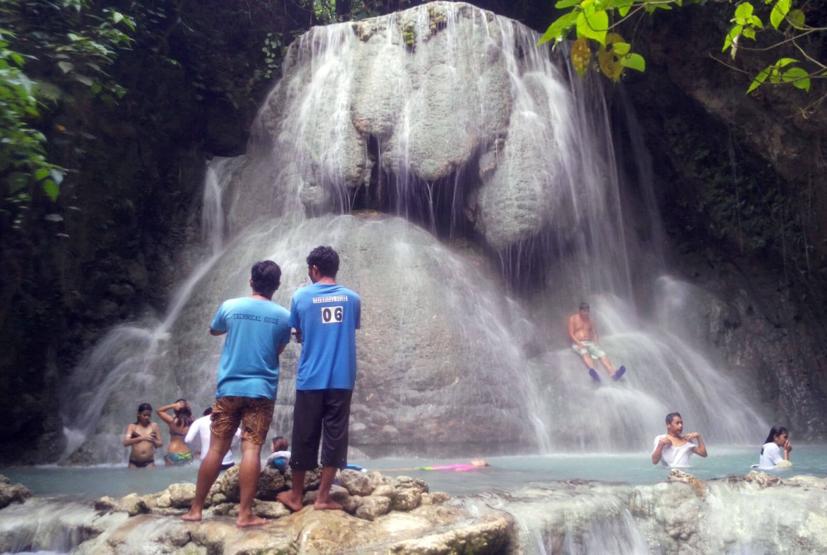 Aguinid Falls in Samboan
