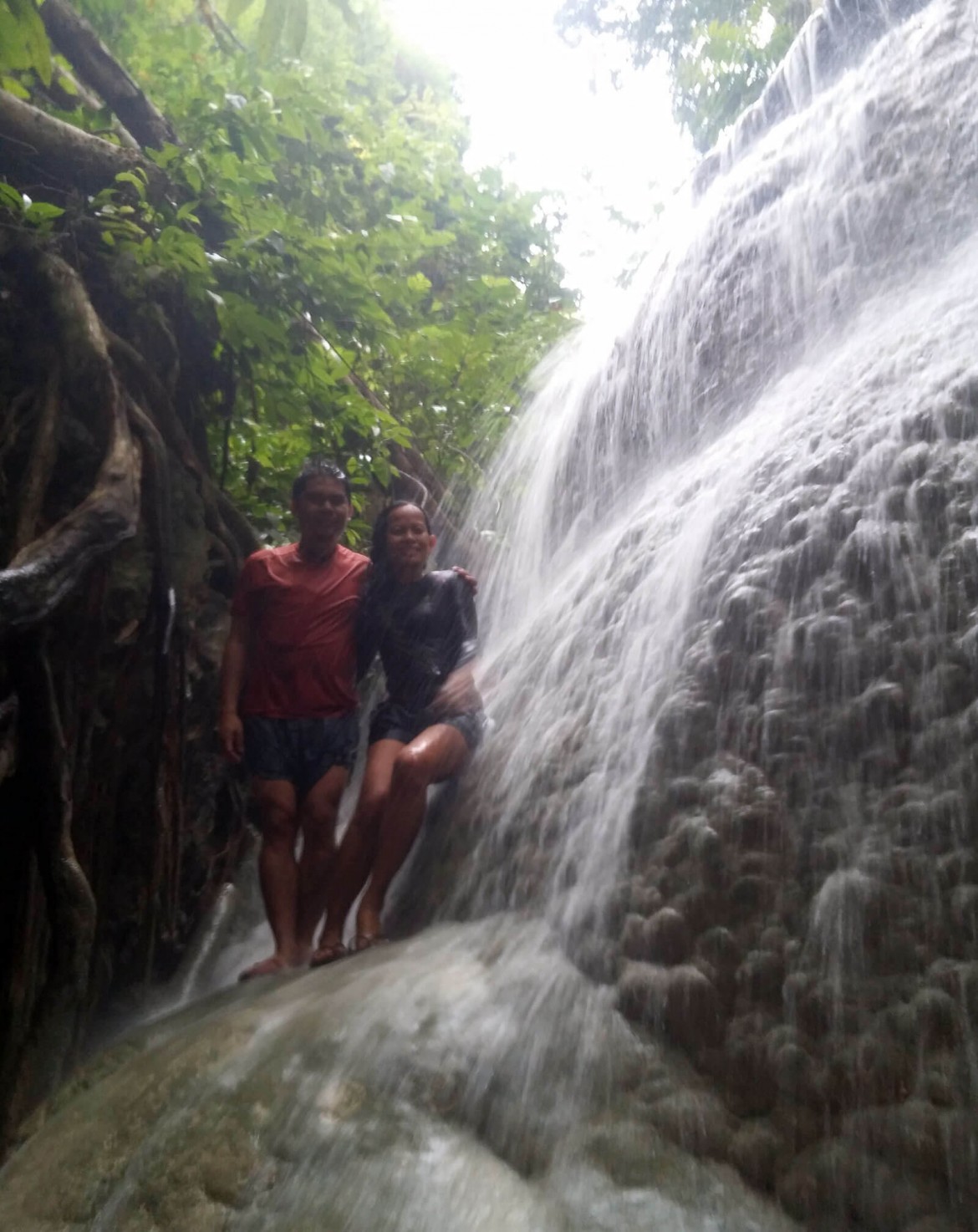 Aguinid Falls in Samboan, Cebu