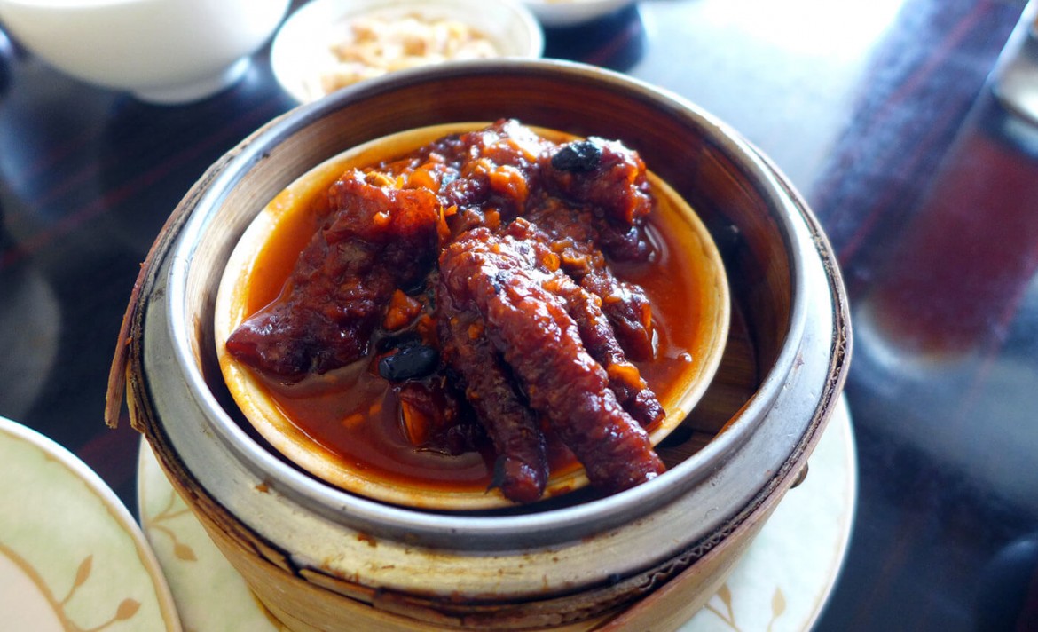 Chicken feet.
