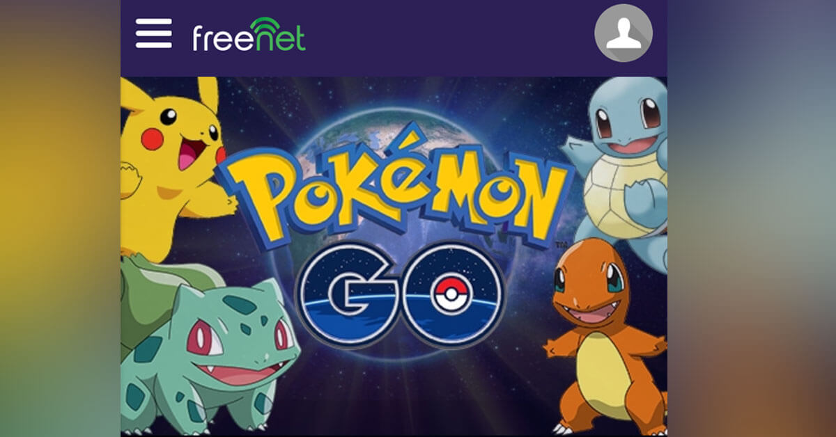 Enjoy the Pokemon GO craze with freenet, PayMaya