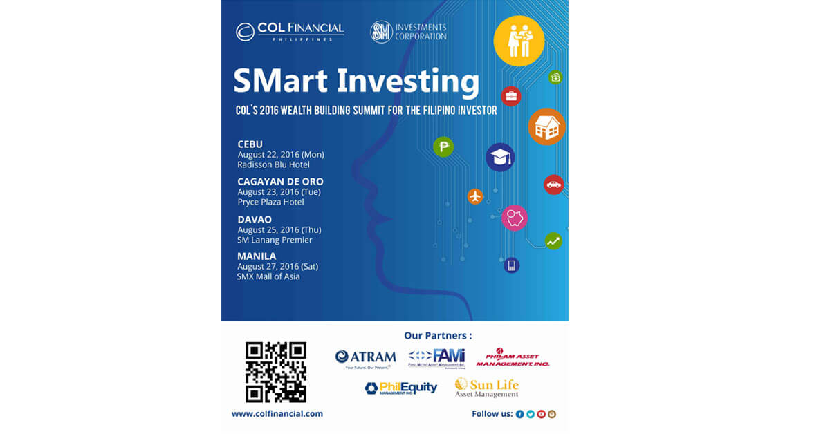 Col Financial to hold investment summit in Cebu, CDO, Davao, Manila