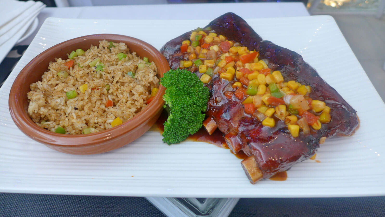 Pork baby back ribs