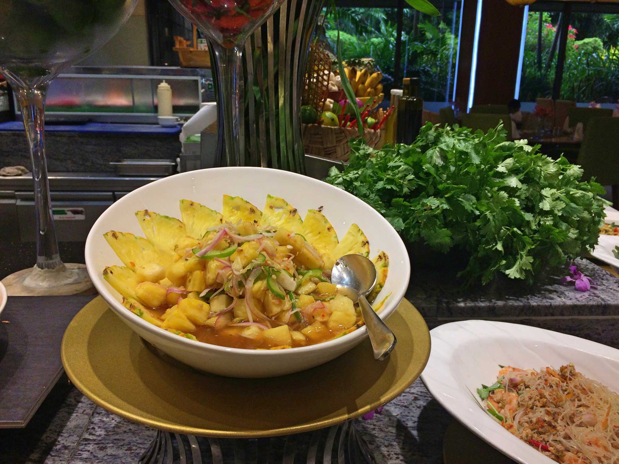 Pineapple salad.