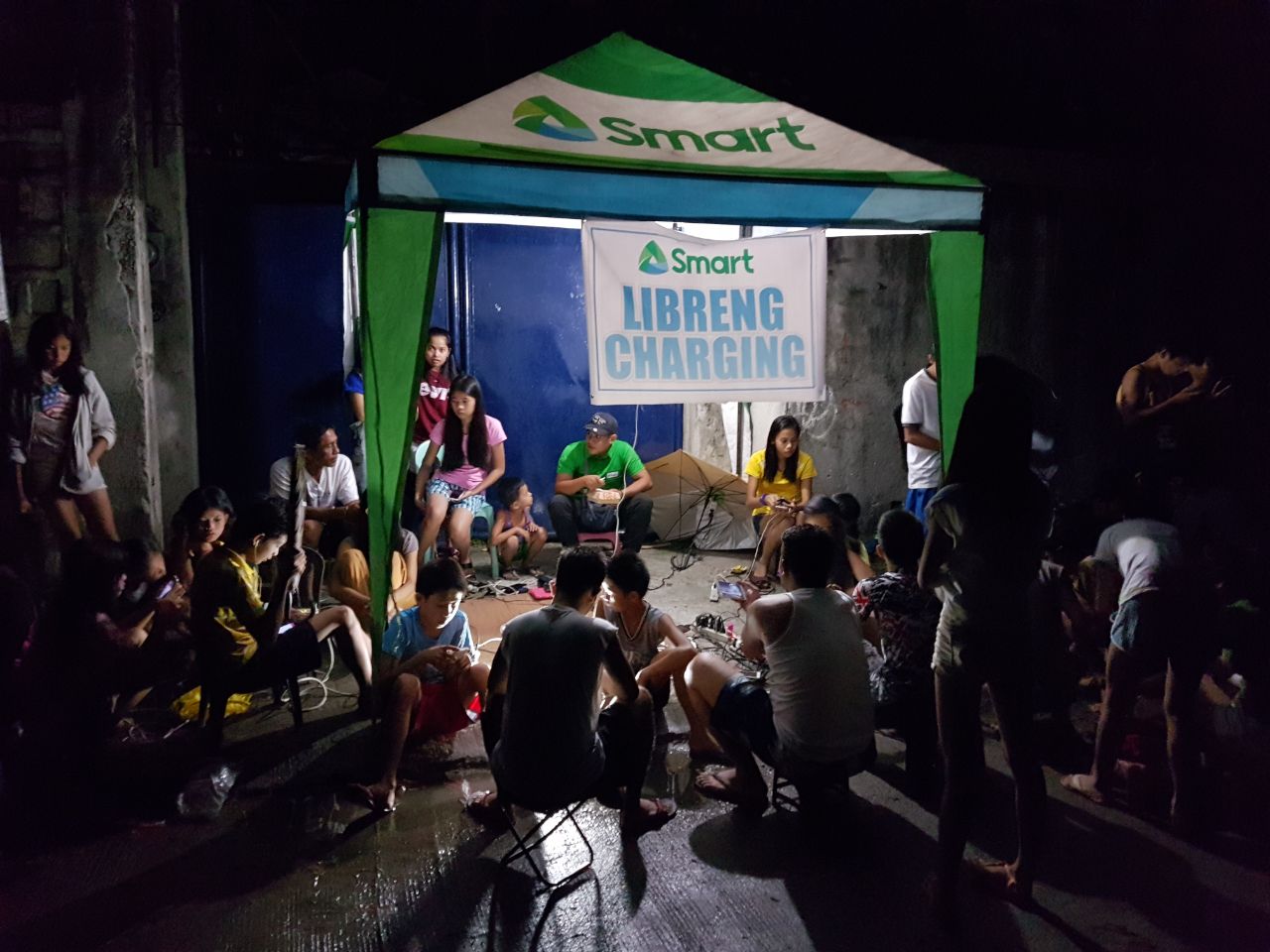 Smart provides more free charging services in quake-affected areas