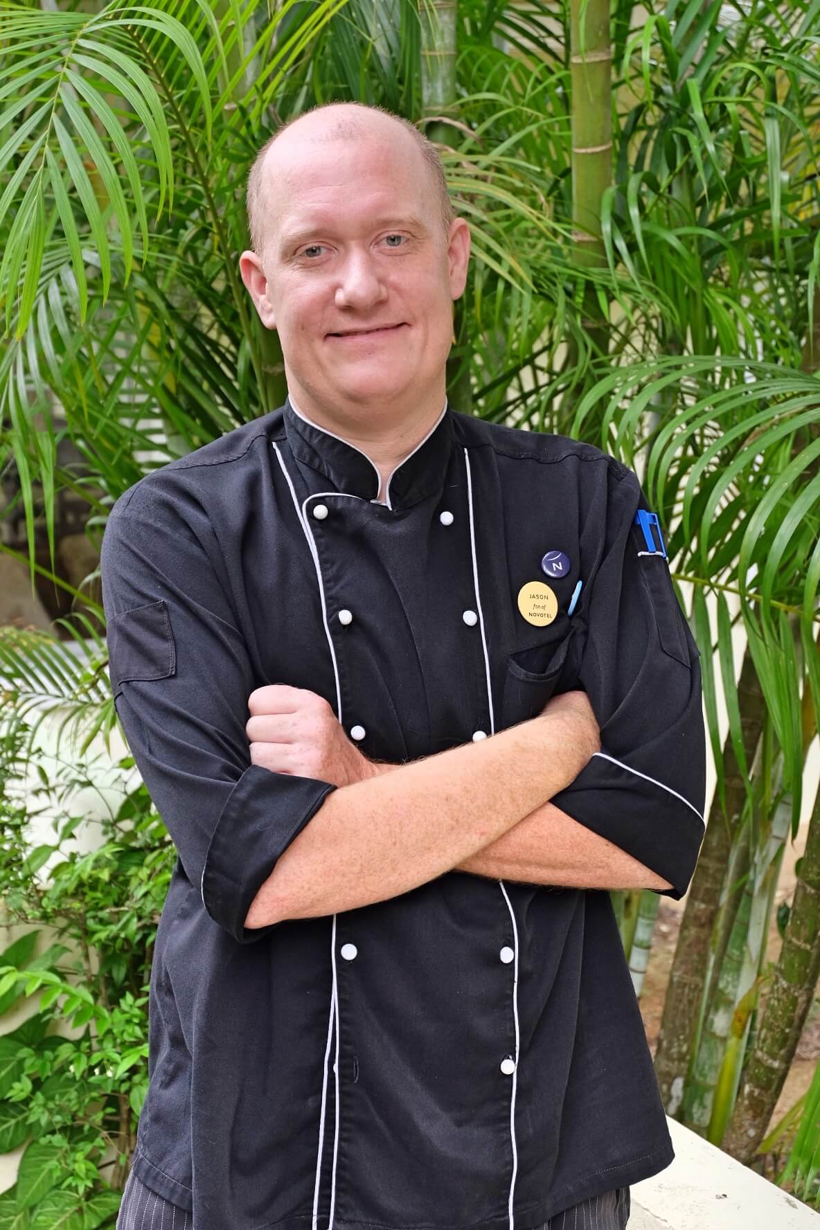 American guest chef Jason Burgett