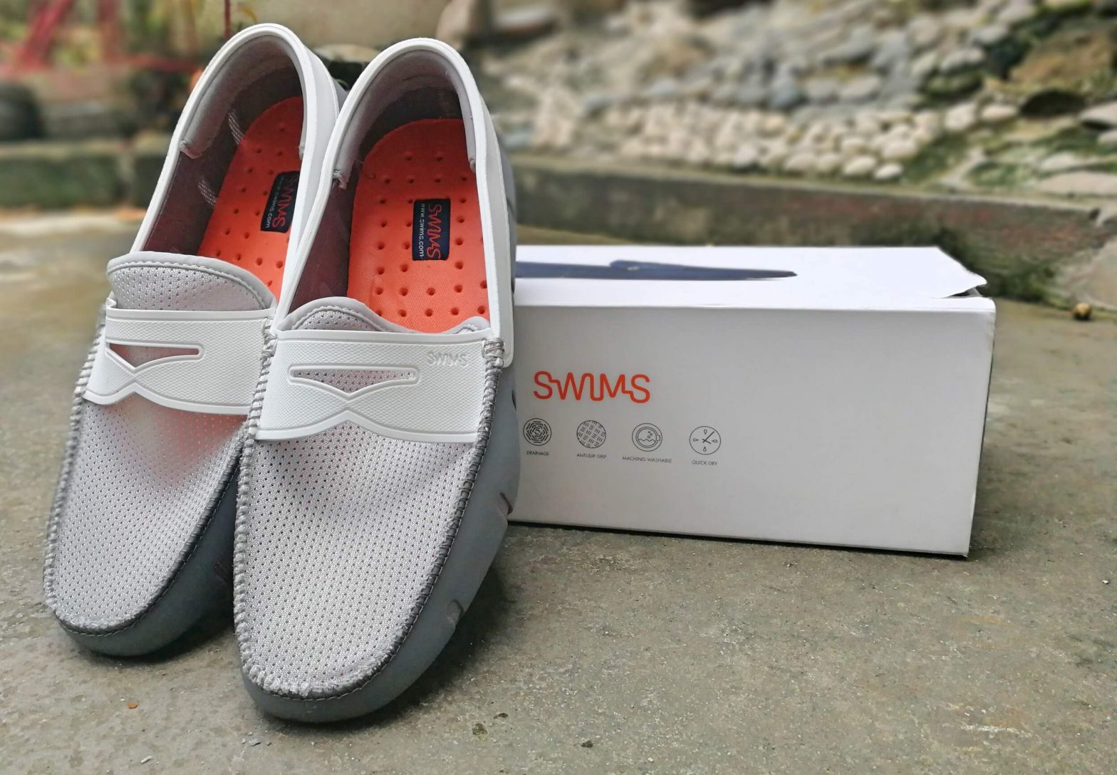 Walk on air, splash in water with a pair of SWIMS