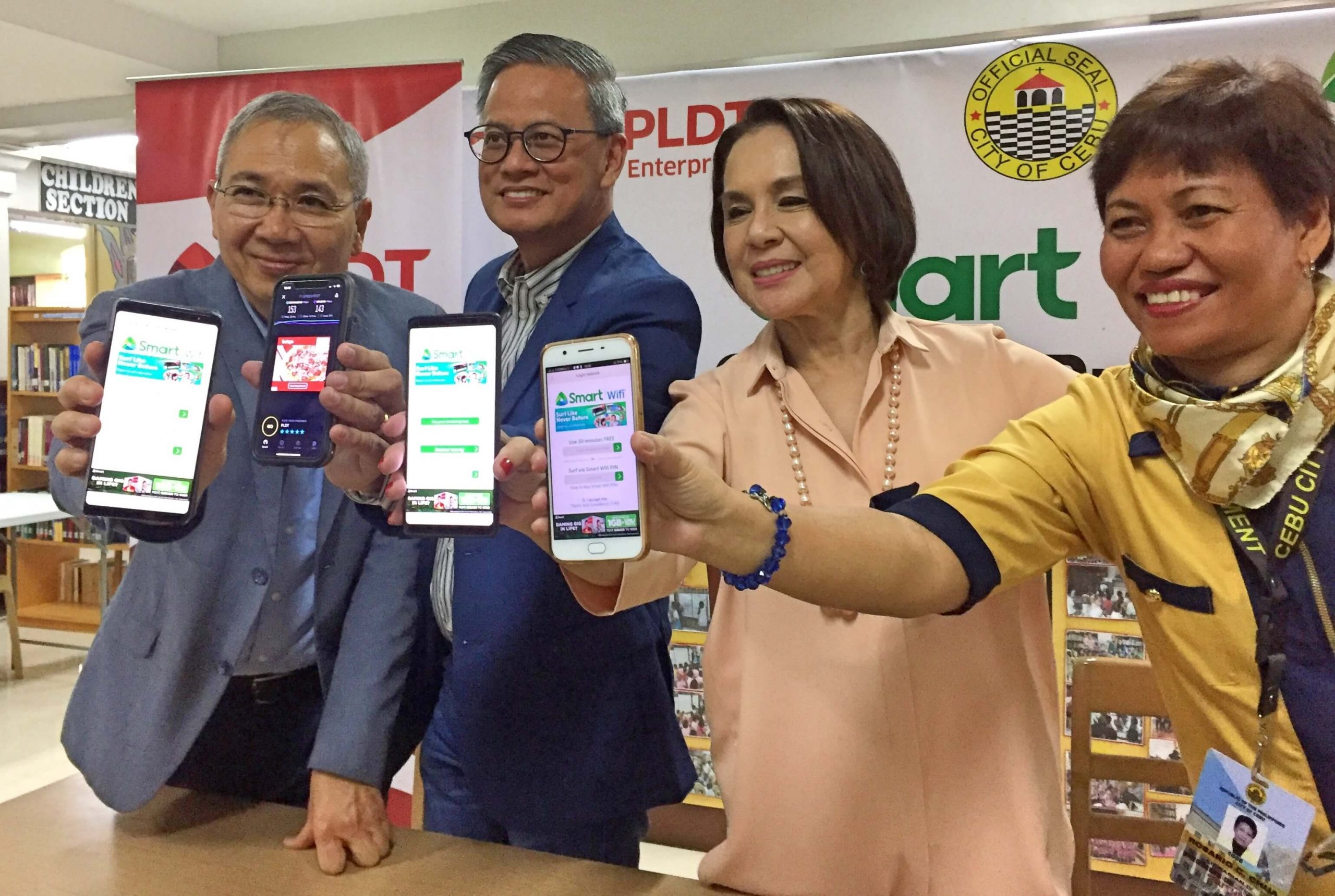 Cebu City library gets free wifi in partnership with Smart