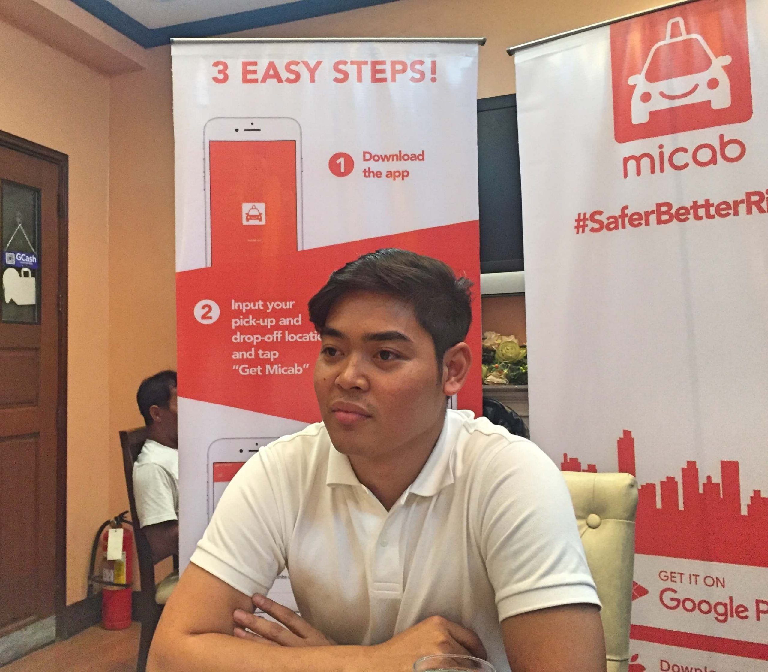 Micab founder Eddie Ybañez
