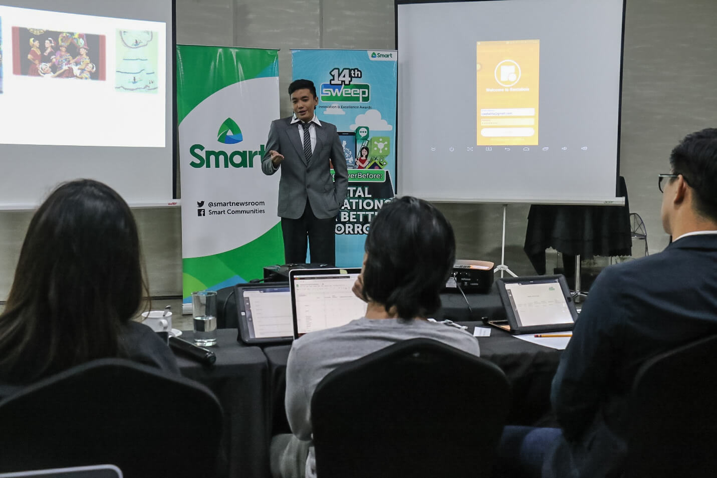 Smart SWEEP 2018 pitching
