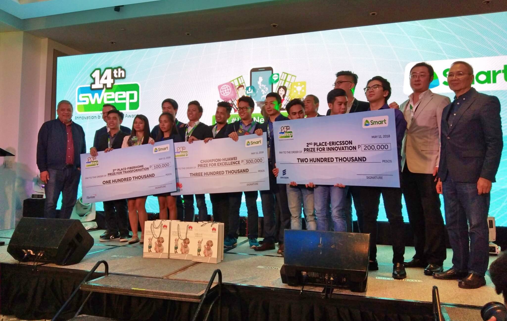 Smart Sweep winners