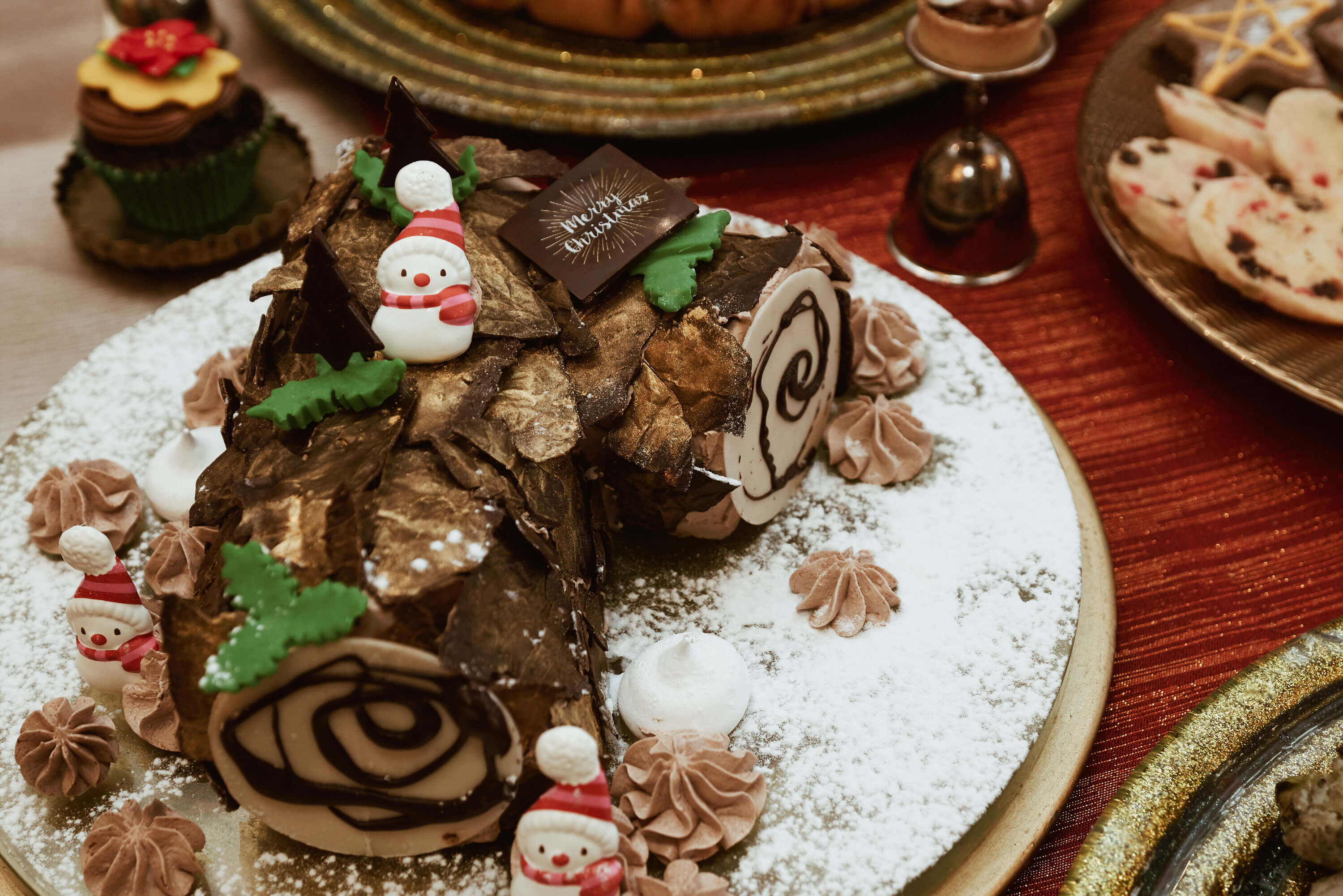Christmas Log Cake