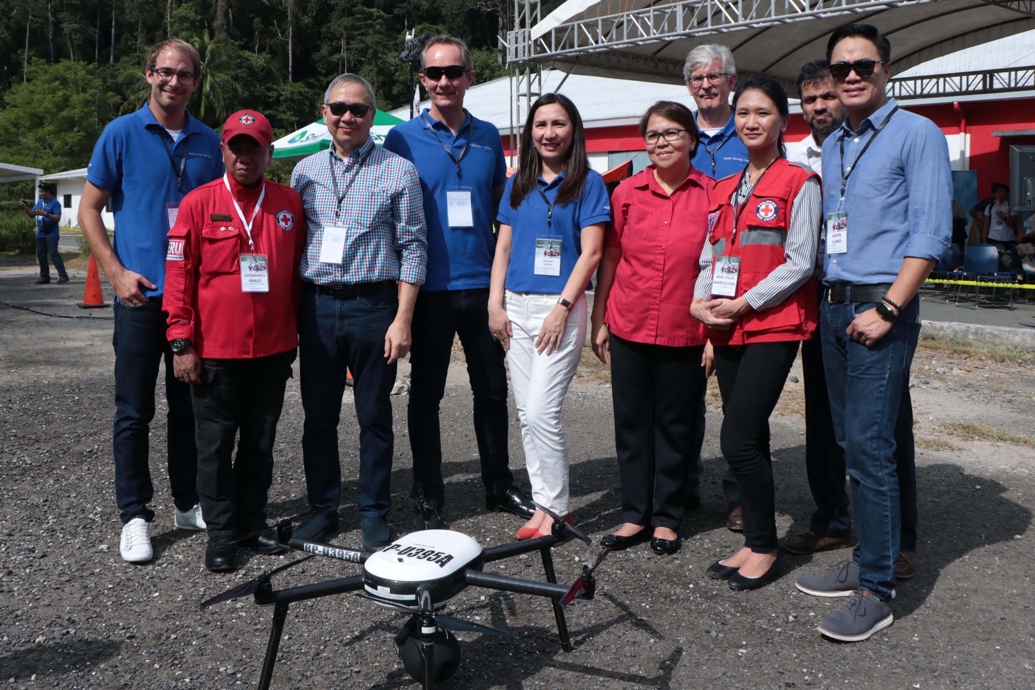 Nokia drone disaster response