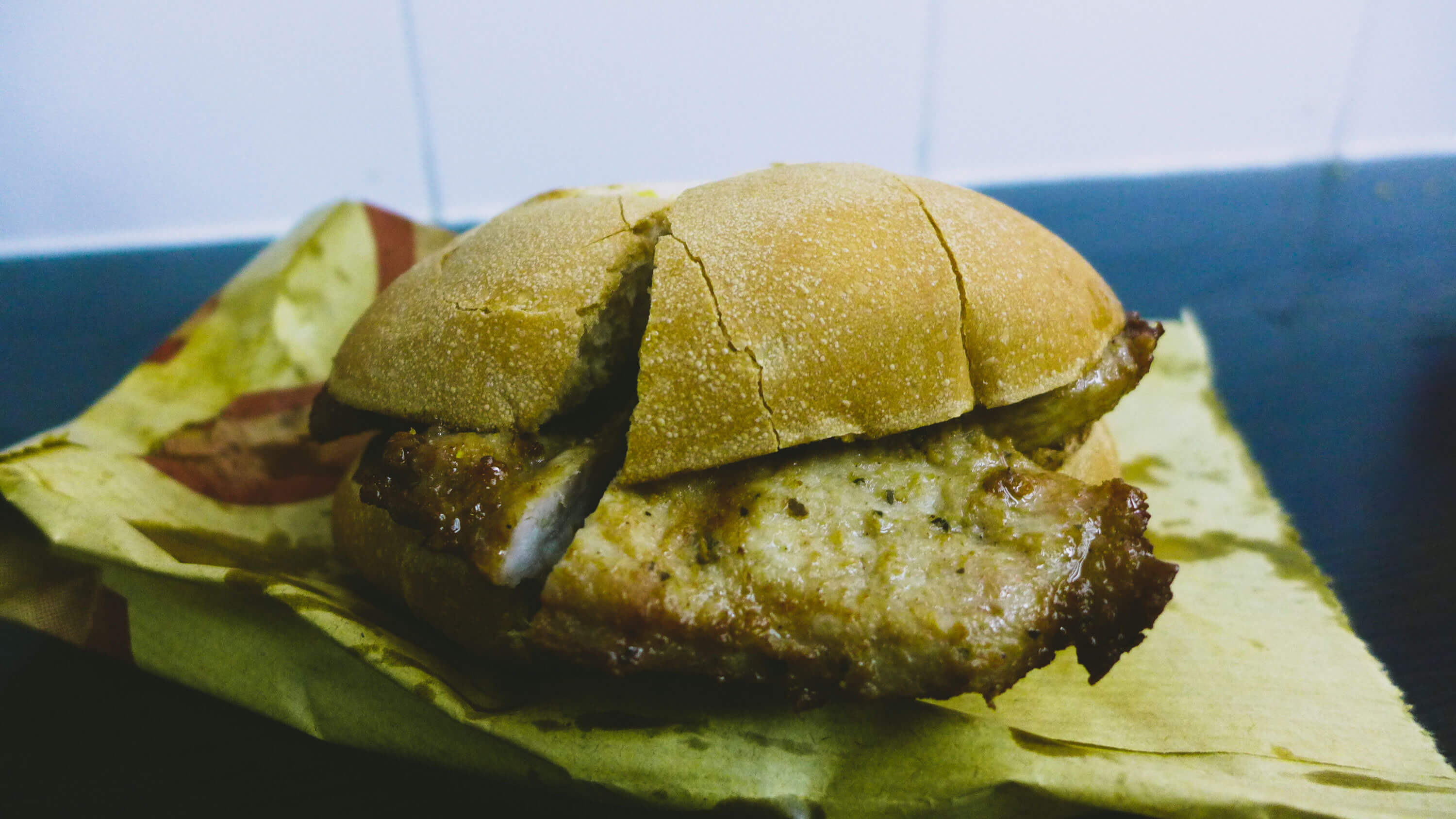 Pork chop bun Macau