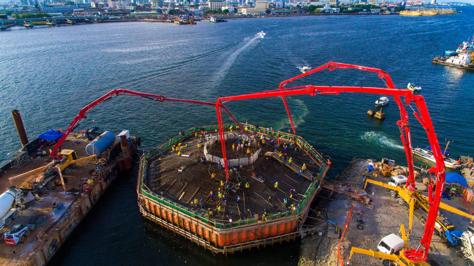 Cebu-Cordova Link Expressway project completes piling works for main bridge pylons