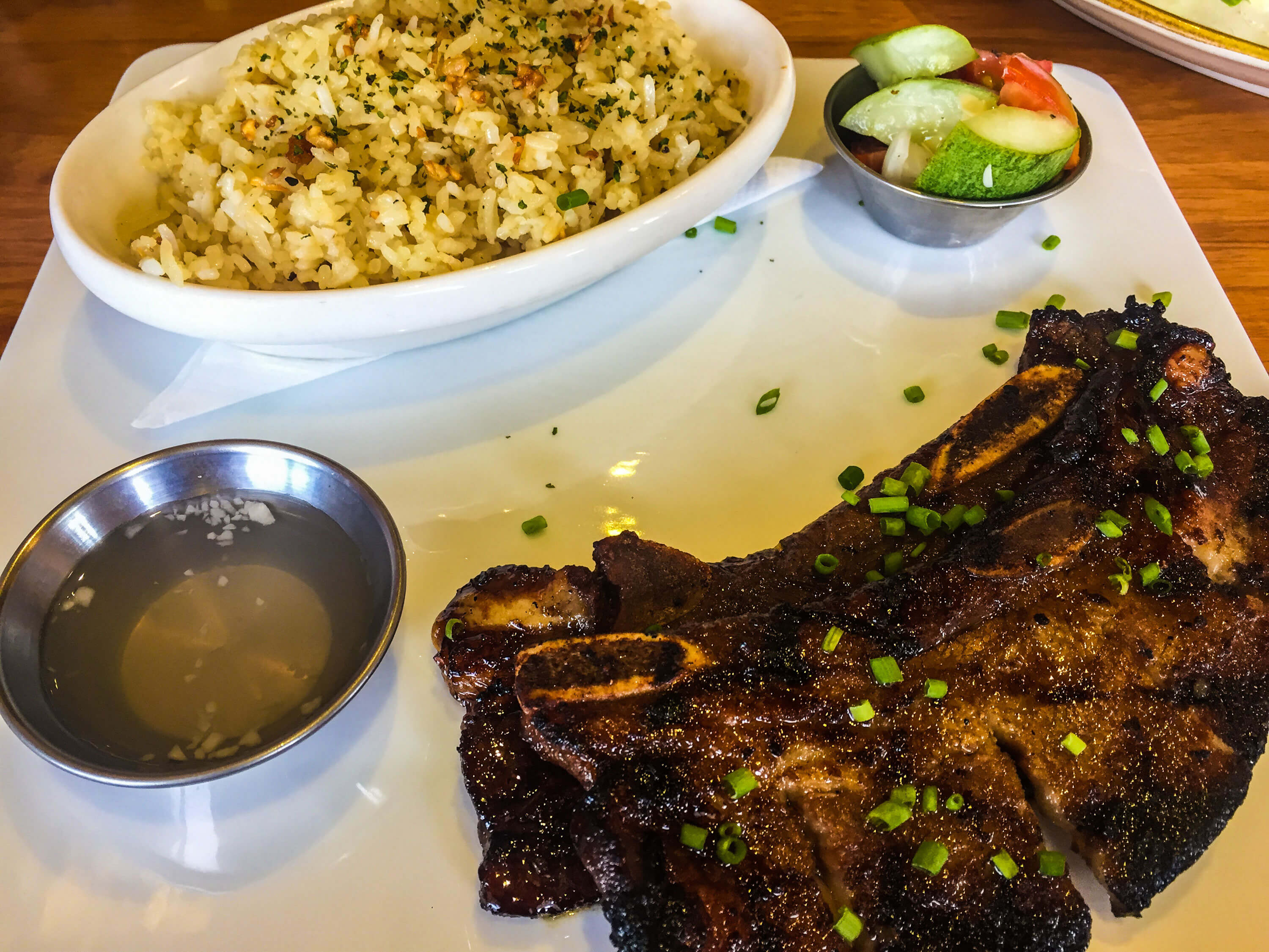 TGI Fridays pork liempo