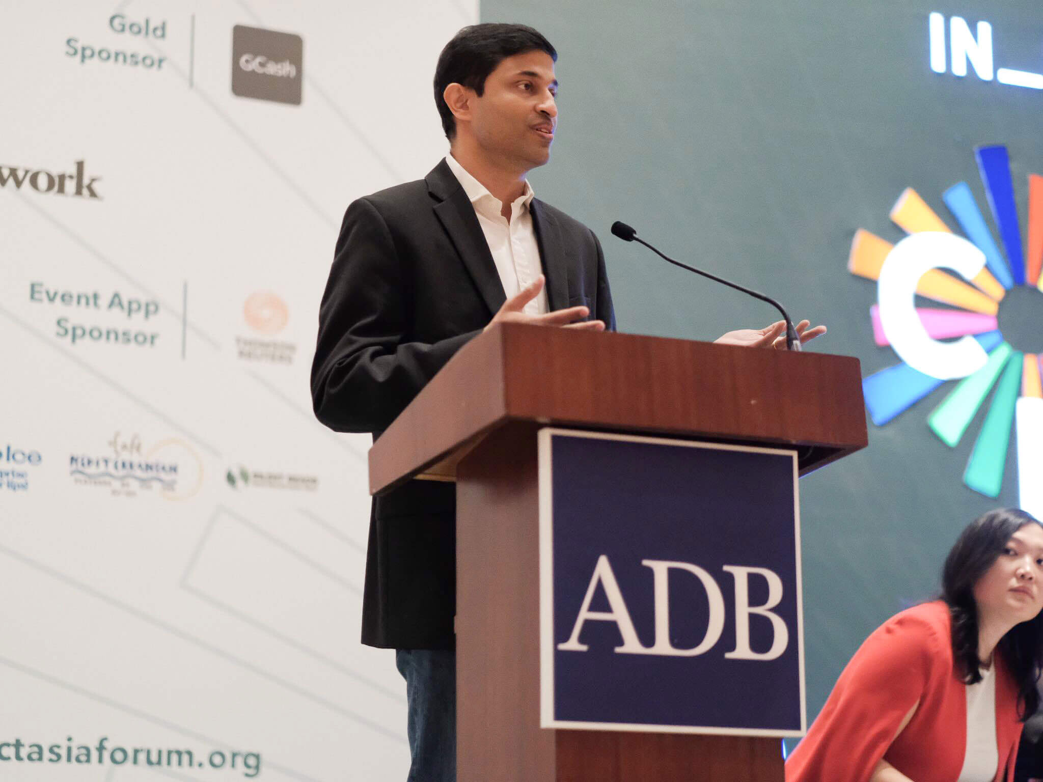 Anthony Thomas speaking at the ADB In_Pact Asia 2019 - Convening for Collective Impact