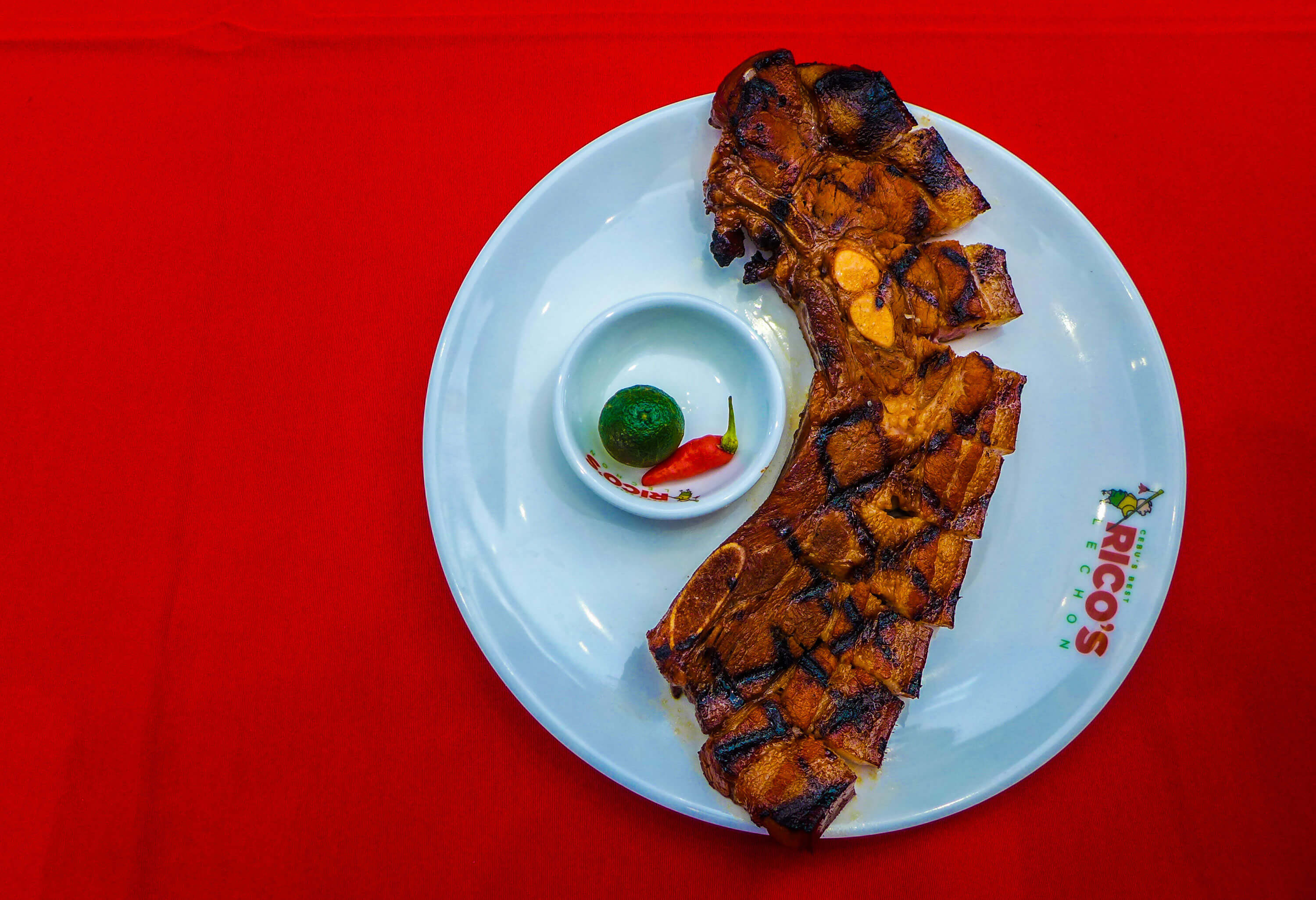 Rico's lechon grilled pork liempo