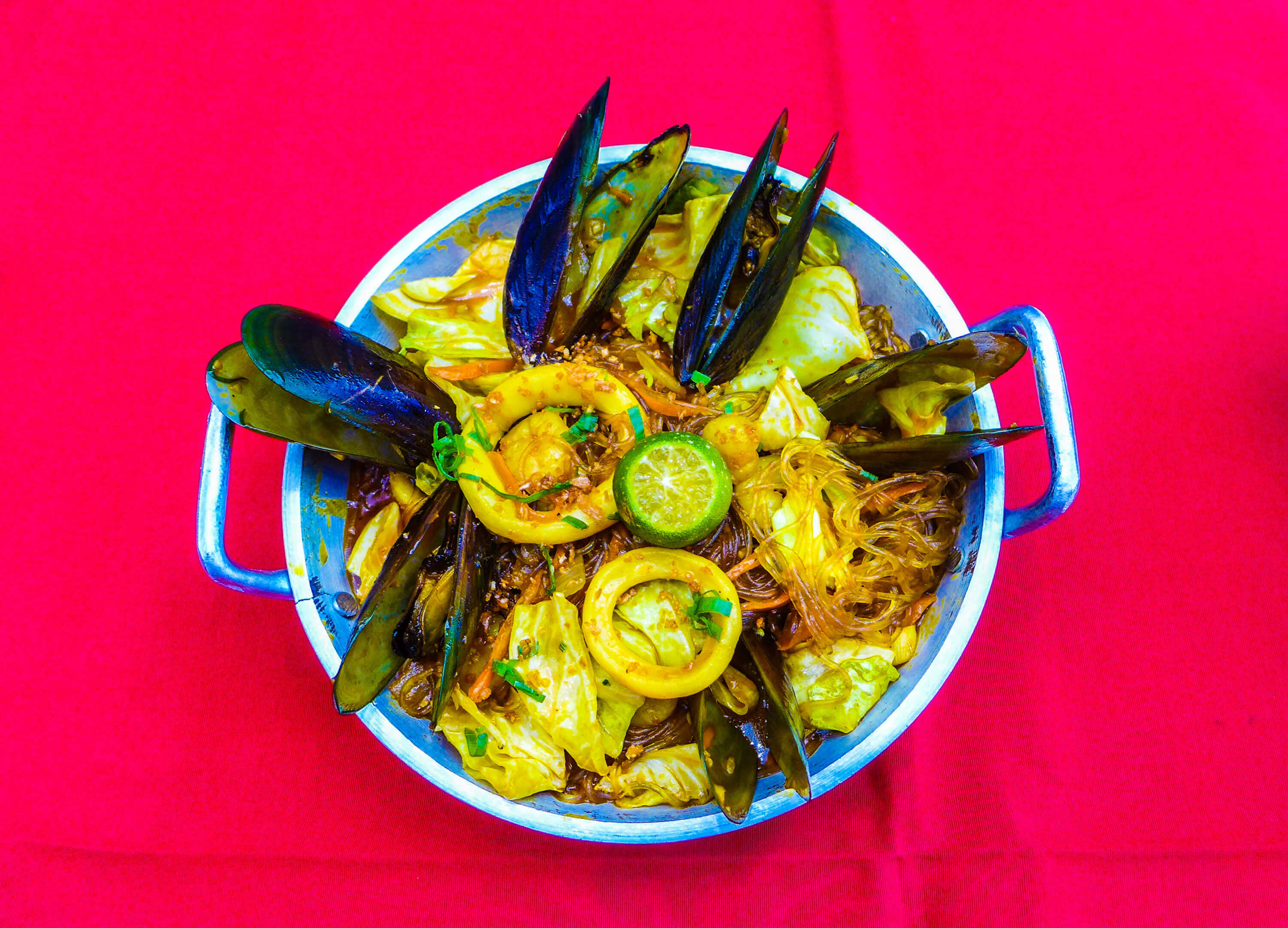 Seafood sotanghon.