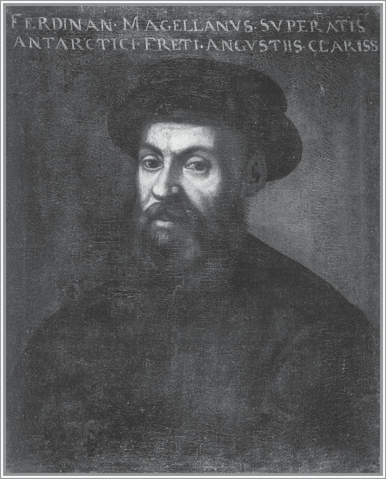FERDINAND MAGELLAN. This portrait of the Portuguese explorer and captain of the Armada de Molucca is “believed to be one of the few accurate likenesses of Magellan,” wrote historian Laurence Bergreen in his book Over the Edge of the World.