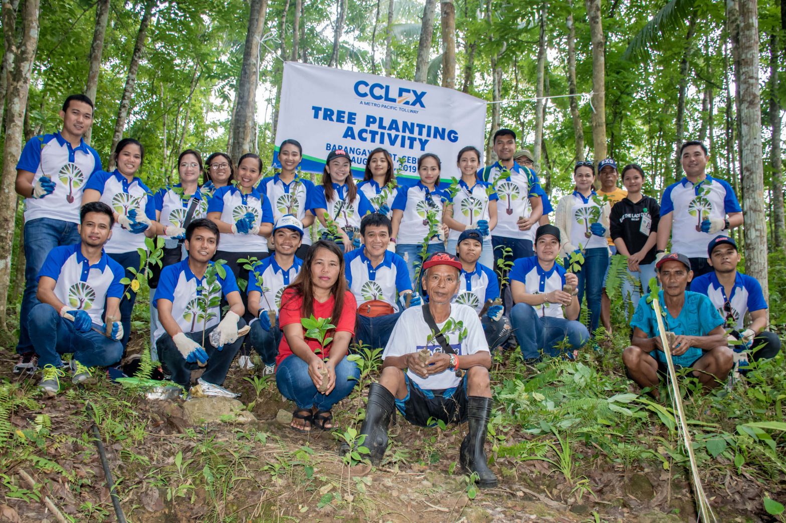 CCLEC employees partner with associations in reforestation program