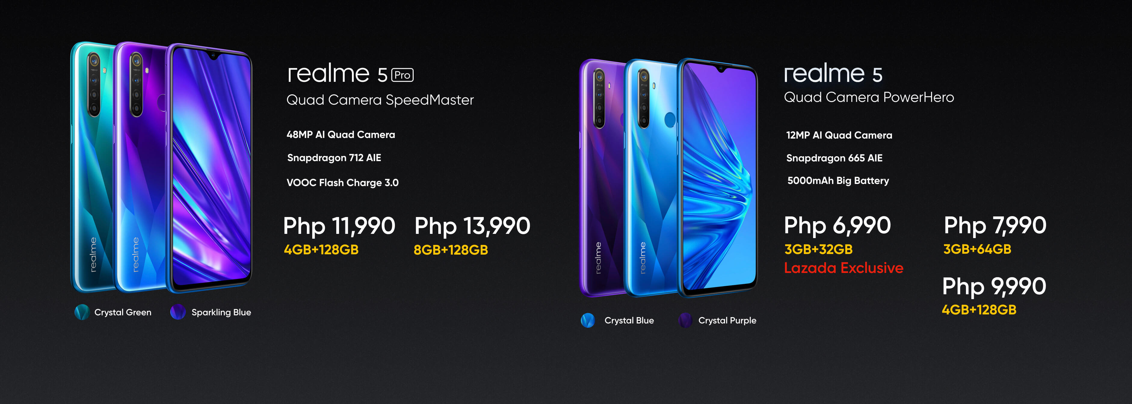 real me 5 and real me 5 pro prices