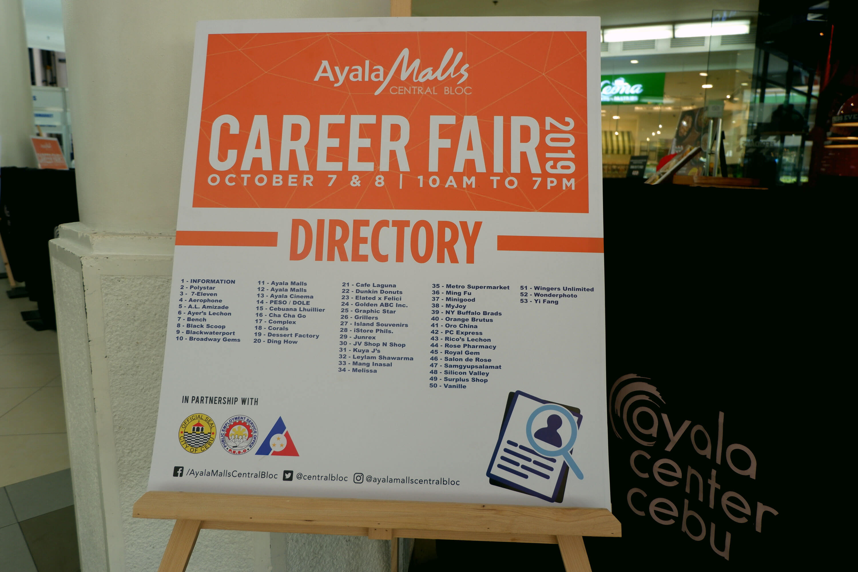 Ayala Malls Central Bloc jobs fair