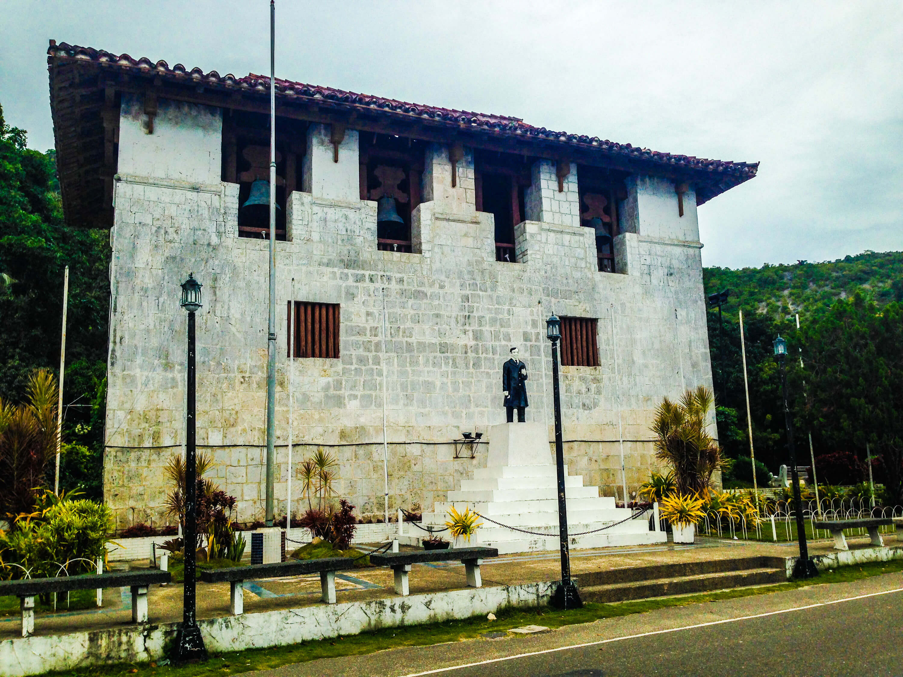 El Gran Baluarte in the Nuestra Señora del Patrocinio de Maria Parish Church compound in Boljoon.