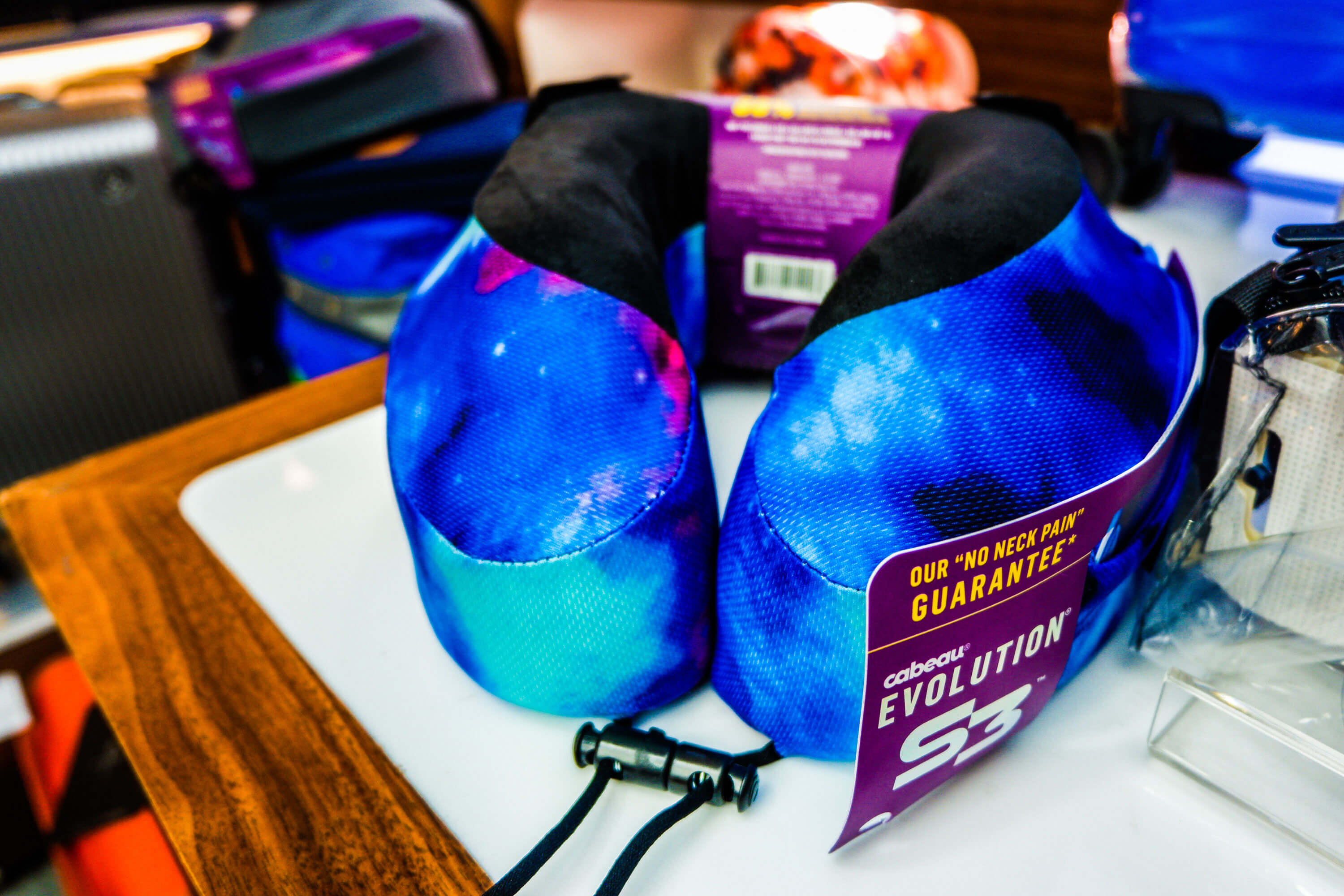 Neck pillow for that long flight.