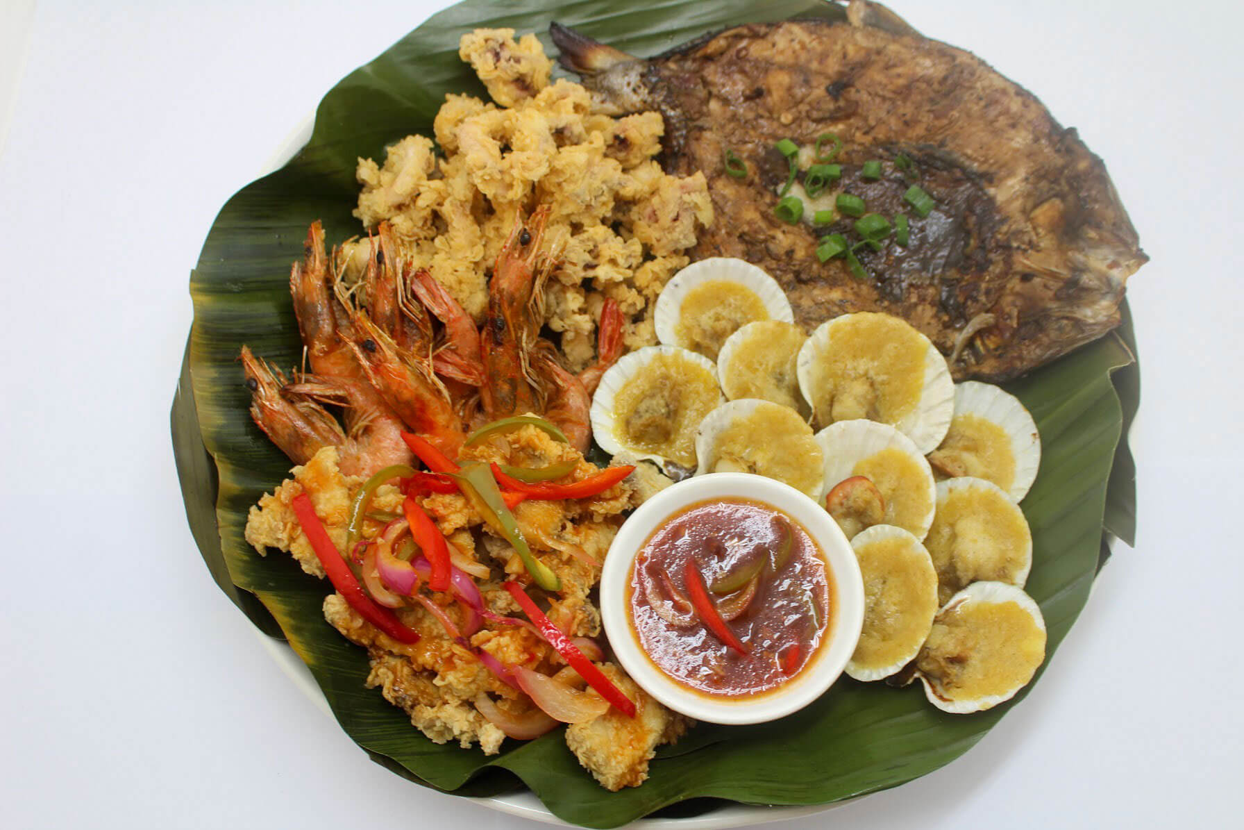 Hukad and Golden Cowrie Bilao Meal
