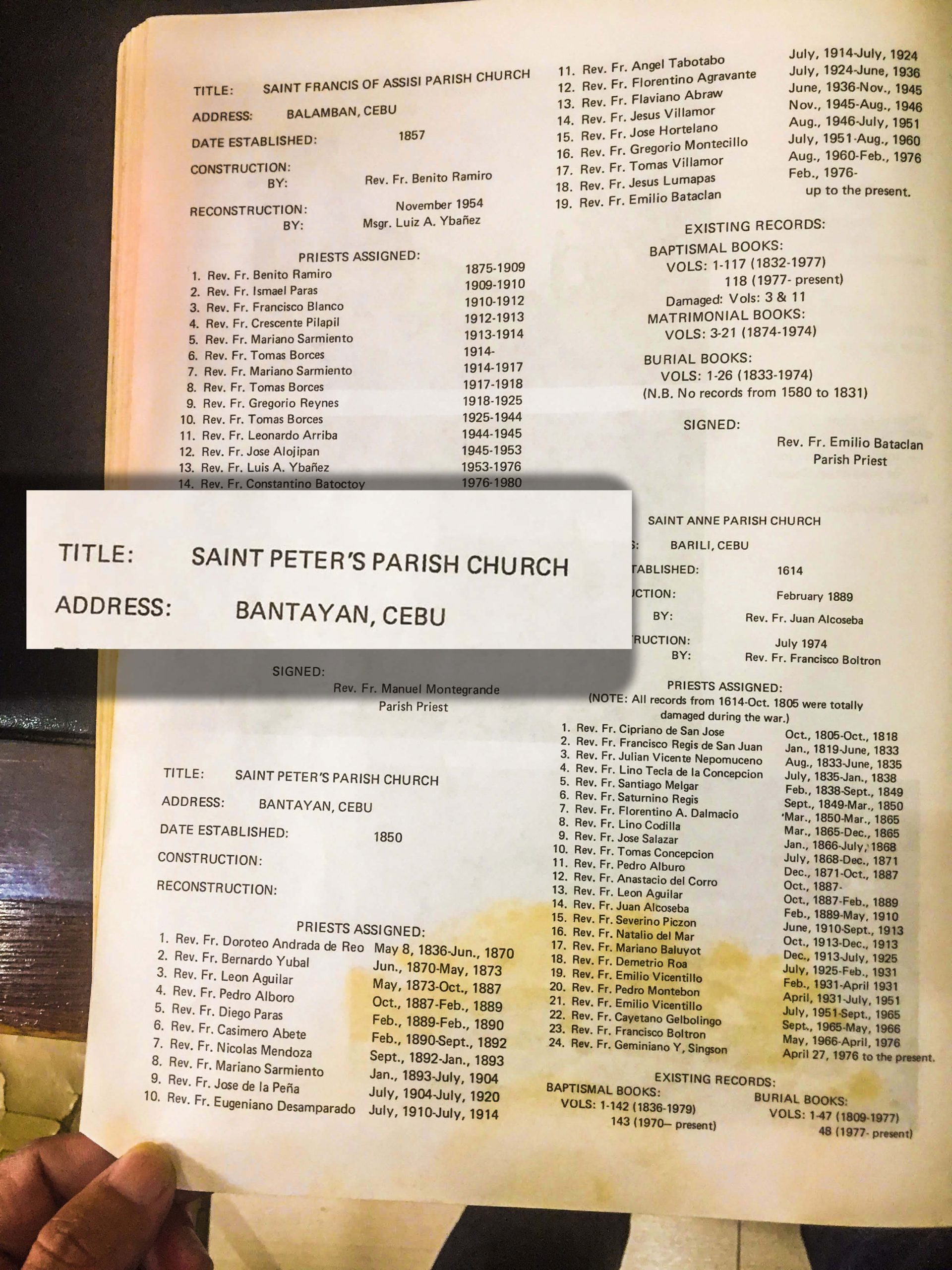Bantayan Parish Church
