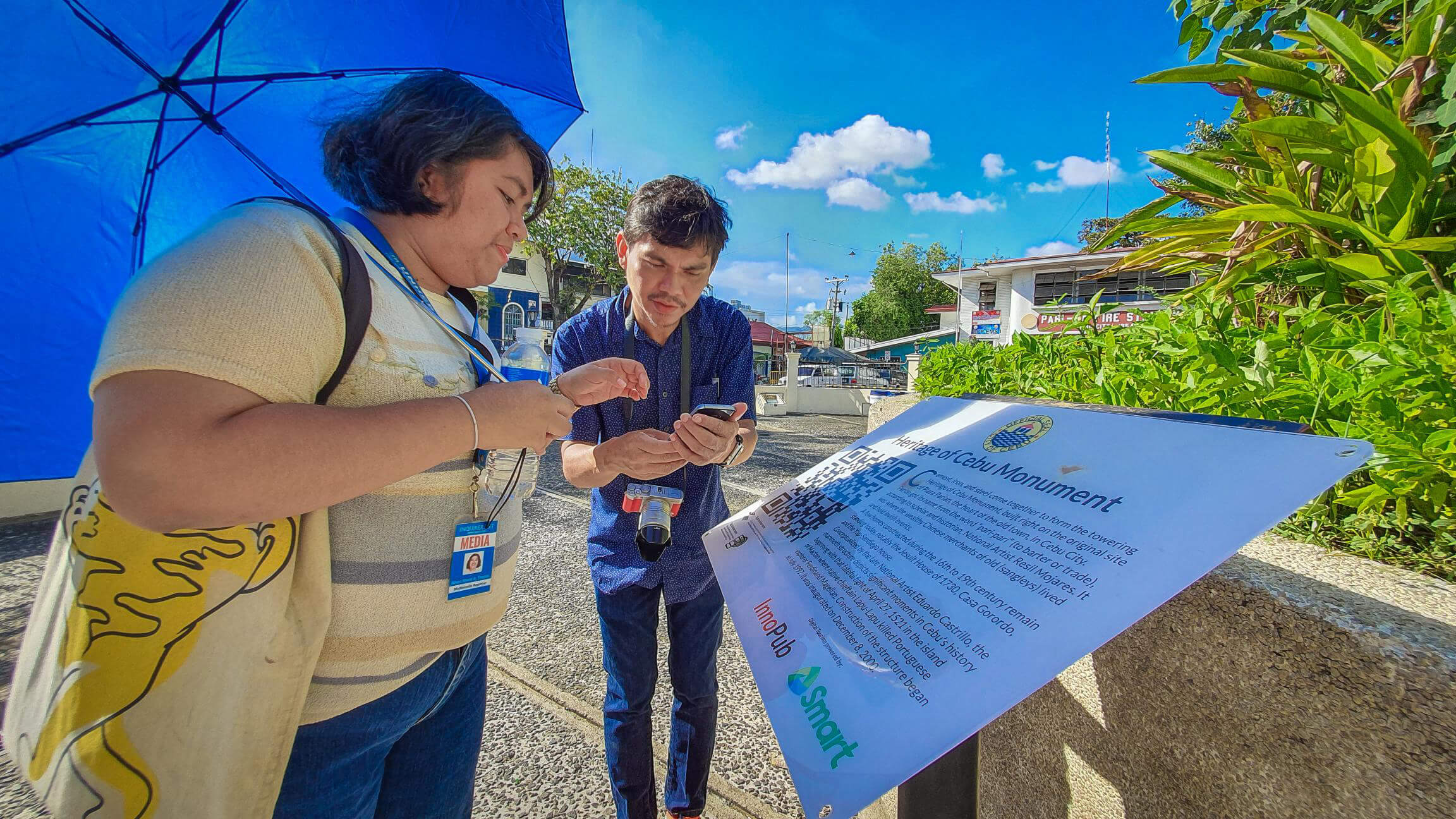 InnoPub co-founder Max Limpag explains how the interactive markers deployed under the Digital Tourism initiative works.