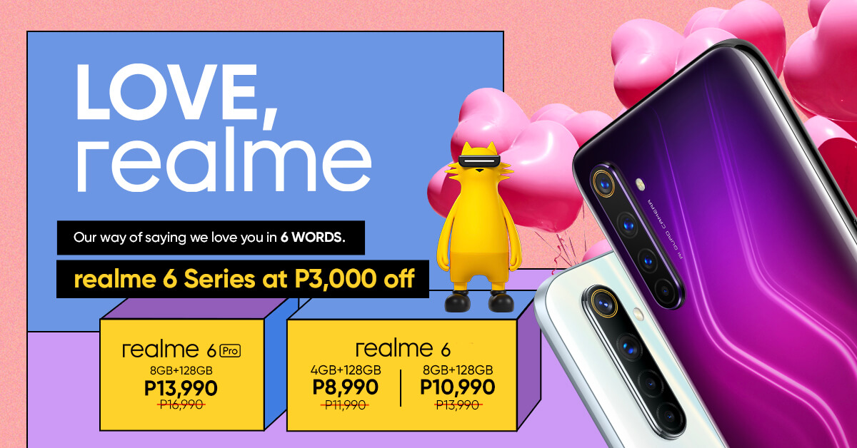 realme 6 Series price drops, starts at P8,990