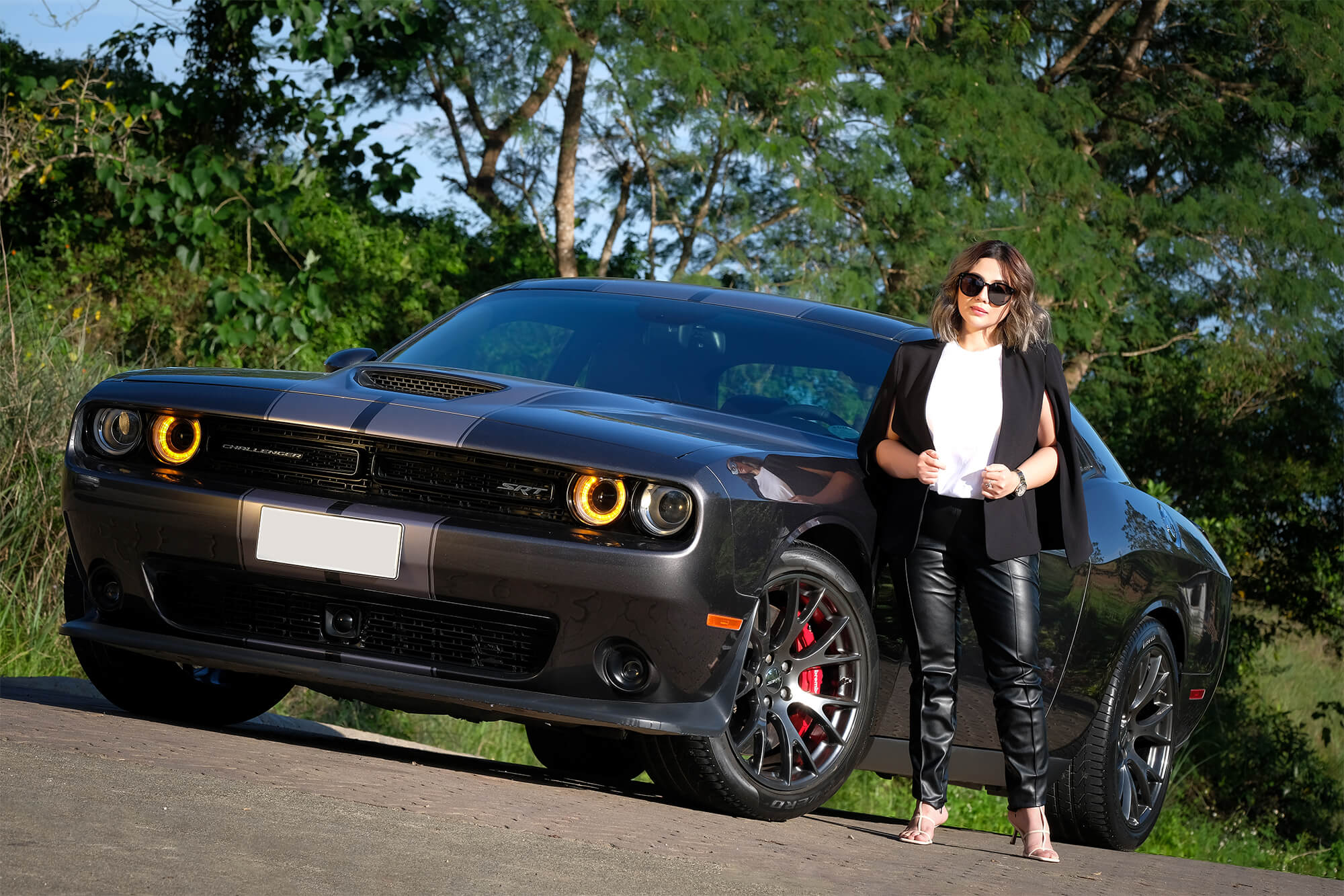 Entrepreneur Amabel Ruiz goes to work (and play) in her Dodge Challenger.
