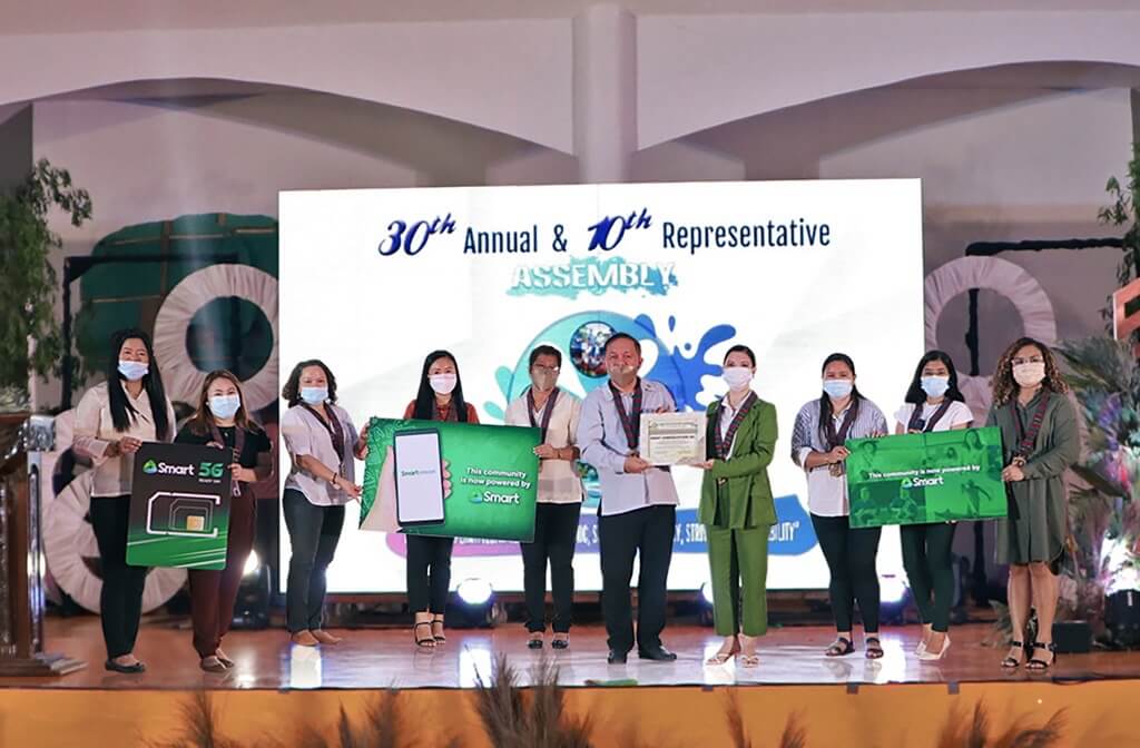 Representatives from Smart and LMPC during the coop's 30th Annual and 10th Representative Assembly.