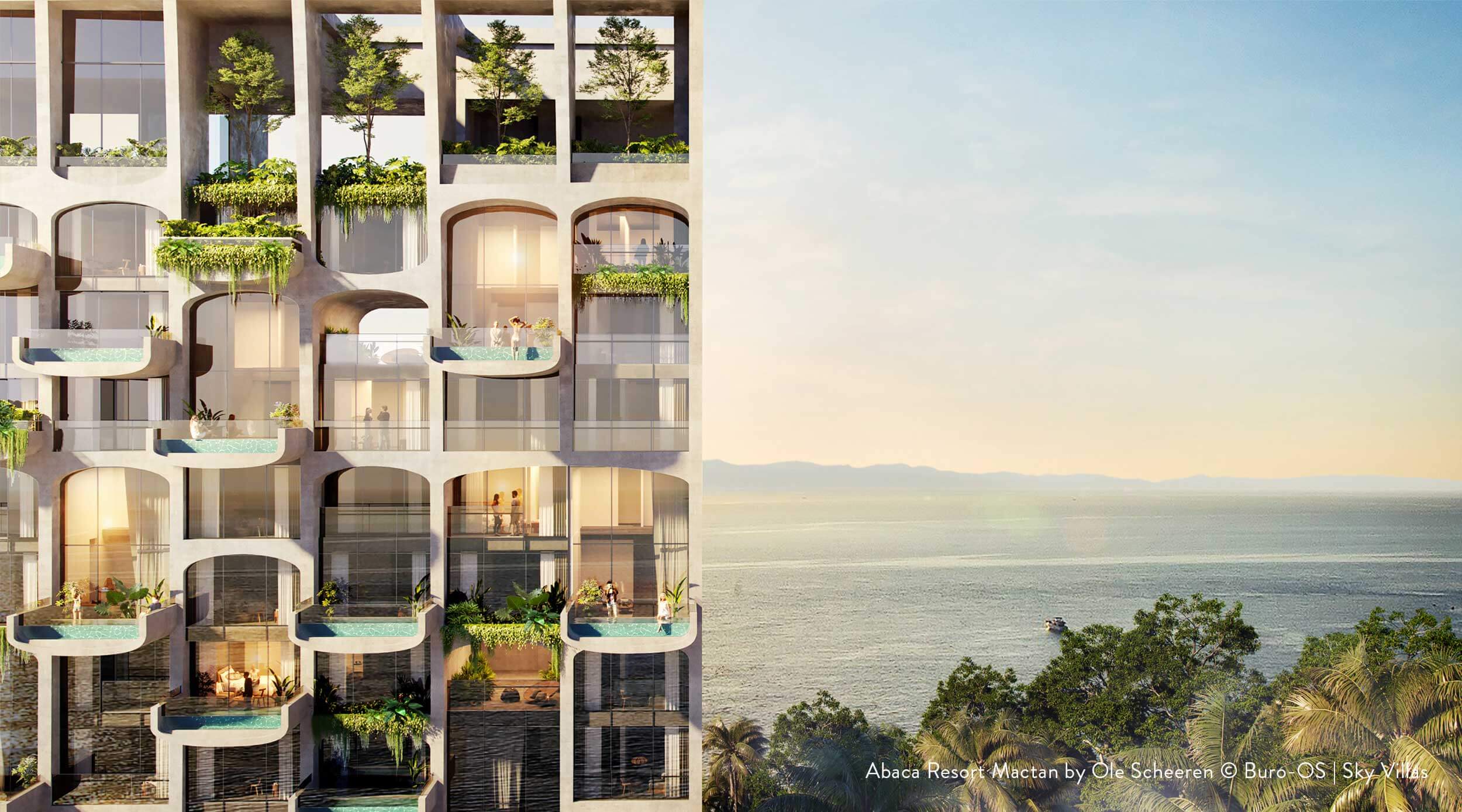 Set to be completed in 2024, the new Abaca Resort Mactan is CLI’s very first resort development and will feature a timeless Sky Villas concept to serve as the platform for memorable getaways. The photo above is a perspective of Büro Ole Scheeren’s architecture and innovative design of the re-imagined luxury resort to open in 2024.