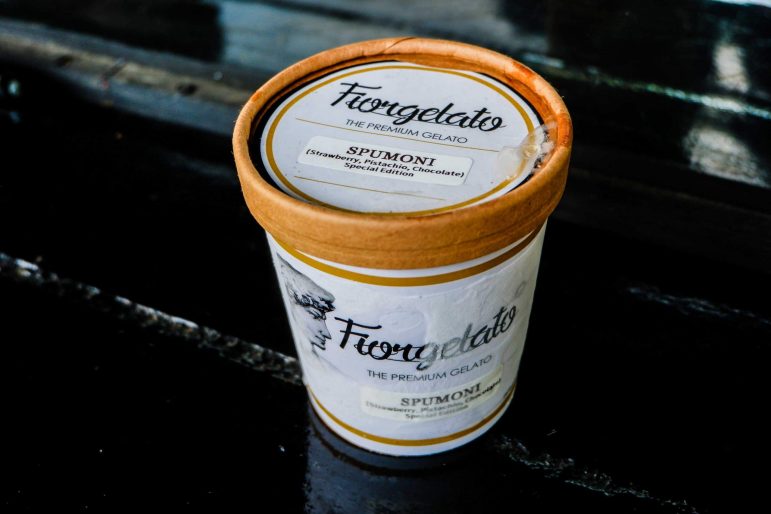 GELATO. An added bonus for gelato lovers is that Kurimi also carries the Fiorgelato brand. A pint of premium gelato is priced from P315 to P350. Available flavors include chocolate, vanilla, fragola, cheese, blueberry and many more.